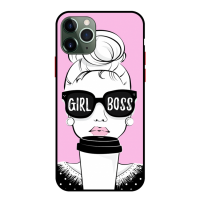 Husa IPhone 15 Pro Max, Protectie AirDrop, Girl Boss
